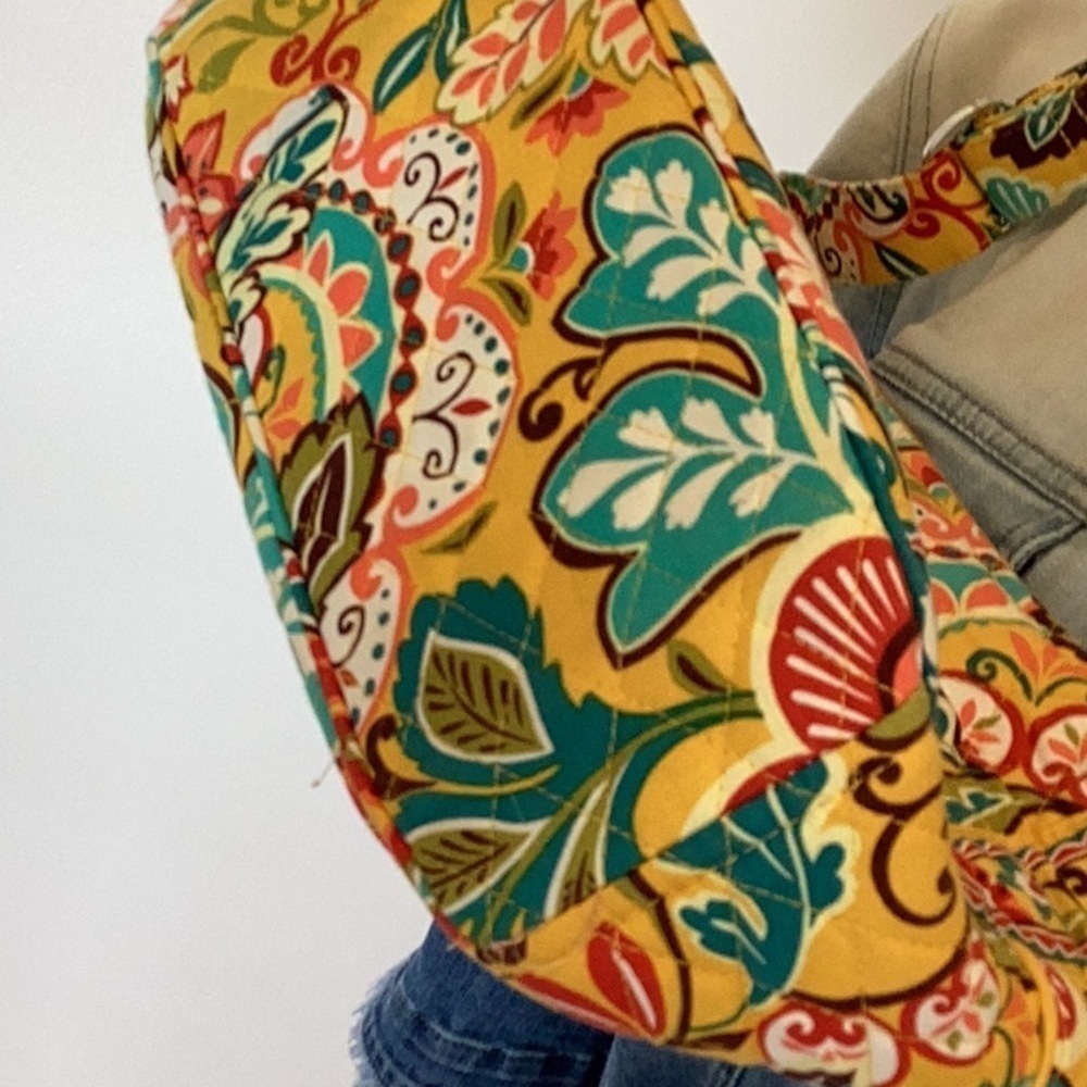 Vera Bradley Retired Yellow Provencal Pattern Shoulder bag, Purse or Crossbody - Picture 7 of 16